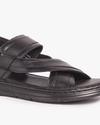 Criss-Cross Strap Slip-On Sandals