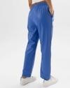 Women Straight Track Pants with Elasticated Drawstring Waist
