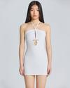 Halter-Neck Mini Bodycon Dress