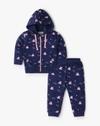 Minnie Mouse Print Hoodie & Joggers Set