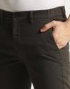 Slim Tapered Fit Flat-Front Trousers
