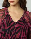 Animal Print A-Line Dress