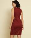 Sheath Dress with Cutouts