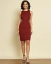 Sheath Dress with Cutouts
