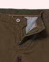 Flat-Front Cropped Fit Trousers