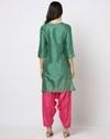 Women Foil Print Straight Kurta & Patiala Set