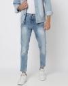 Men Cropped Fit Jeans
