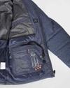Men Regular Fit Zip-Front Hooded Puffer Jacket
