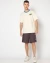 Men Relaxed Fit Crew-Neck T-Shirt with Placement Print