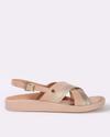 Women Slip-On Sandals with Buckle Closure