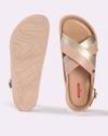 Women Slip-On Sandals with Buckle Closure