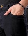 Men Denim Regular Fit Cargo Shorts