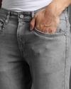 Men Mid-Wash Skinny Cropped Fit Jeans