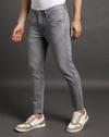 Men Mid-Wash Skinny Cropped Fit Jeans