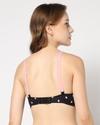 Polka-Dot Print Lightly Padded Bra
