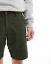 Men Slim Fit Chino Shorts with Elasticated Waist