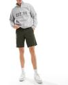 Men Slim Fit Chino Shorts with Elasticated Waist