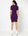 YOUSTA Women Ribbed Bodycon Dress