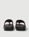 Men Leather Thong-Strap Sandals