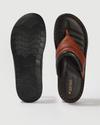 Men Leather Thong-Strap Sandals
