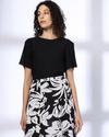Women Relaxed Fit Round-Neck T-Shirt
