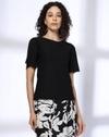 Women Relaxed Fit Round-Neck T-Shirt