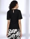 Women Relaxed Fit Round-Neck T-Shirt