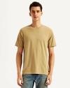Men Slim Fit Cotton Crew-Neck T-Shirt with Brand Print