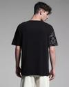 Men Mickey Collection Print Oversized Cotton Round-Neck T-Shirt
