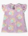 Girls Pack of 3 Printed Regular Fit Round-Neck T-Shirts