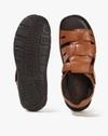 Men Leather Slingback Sandals with Velcro