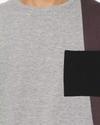 Slim Fit Panelled Crew-Neck T-shirt