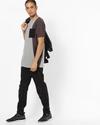 Slim Fit Panelled Crew-Neck T-shirt
