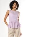 Women Fitted Boat-Neck Top