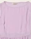 Women Fitted Boat-Neck Top