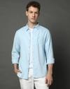 Men Cotton Dobby Regular Fit Shirt