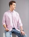 Men Oxford Checked Slim Fit Cotton Shirt