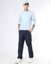 Mid-Rise Straight Jeans with Elasticated Drawstring Waist