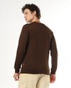 Regular Fit Crew-Neck Sweatshirt with Brand Print