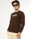 Regular Fit Crew-Neck Sweatshirt with Brand Print