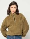 Women Oversized Fleece Sweatshirt
