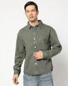 Men Oversized Fit Shacket