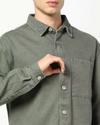Men Oversized Fit Shacket