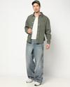 Men Oversized Fit Shacket