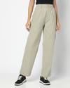 Women Straight Fit Pleated Trousers
