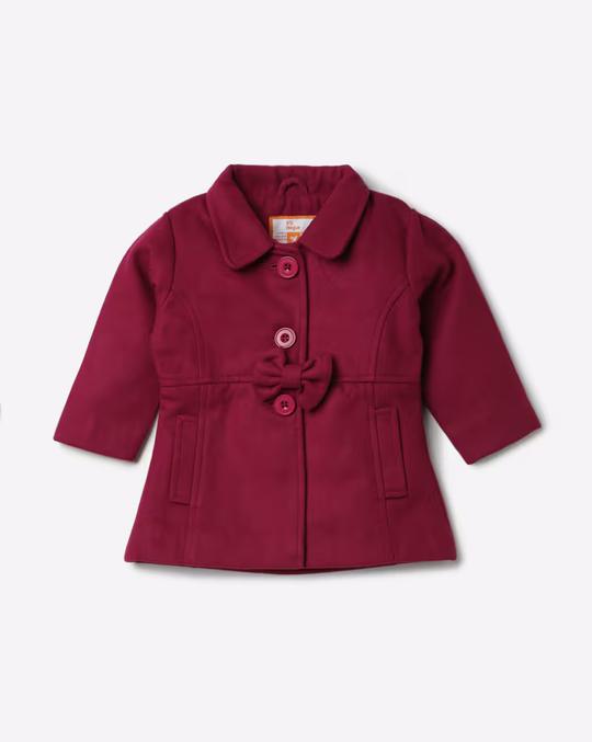 Button-Down Sweater with Bow