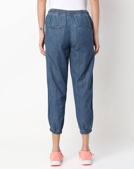 Washed Mid-Calf Length Pants
