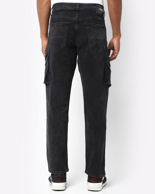 Men Slim Fit Cargo Jeans