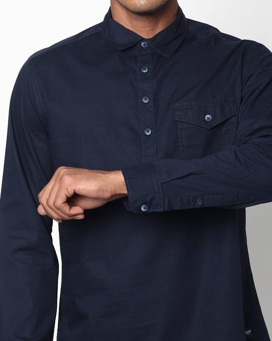 Shirt with Flap Pocket