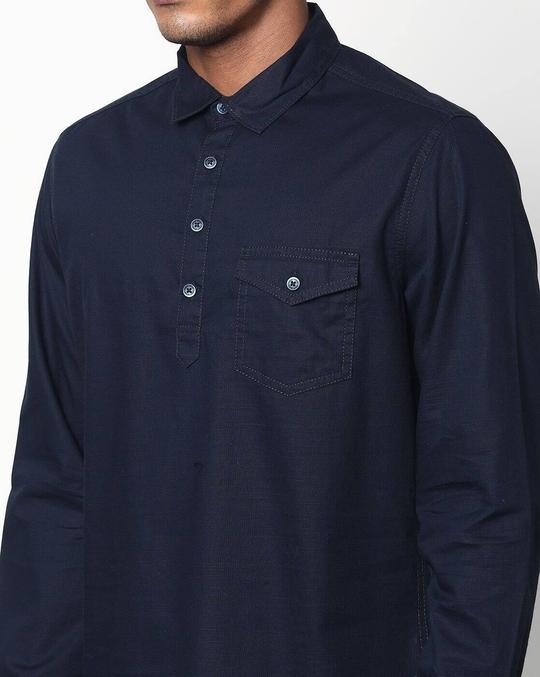 Shirt with Flap Pocket